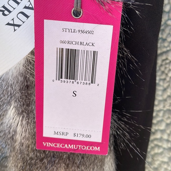 Vince Camuto Faux Fur Vest size Small. - Picture 5 of 5